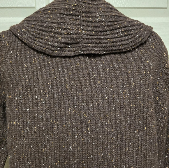 Soft Surroundings Womens Brown Speckled Chateau Duster Cardigan SizeXS - Picture 10 of 14